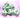 Opaque Pastel Green/black Polyhedral 7-Dice Set