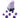 Chessex Dice Set – 10mm Purple/Gold CHX20587